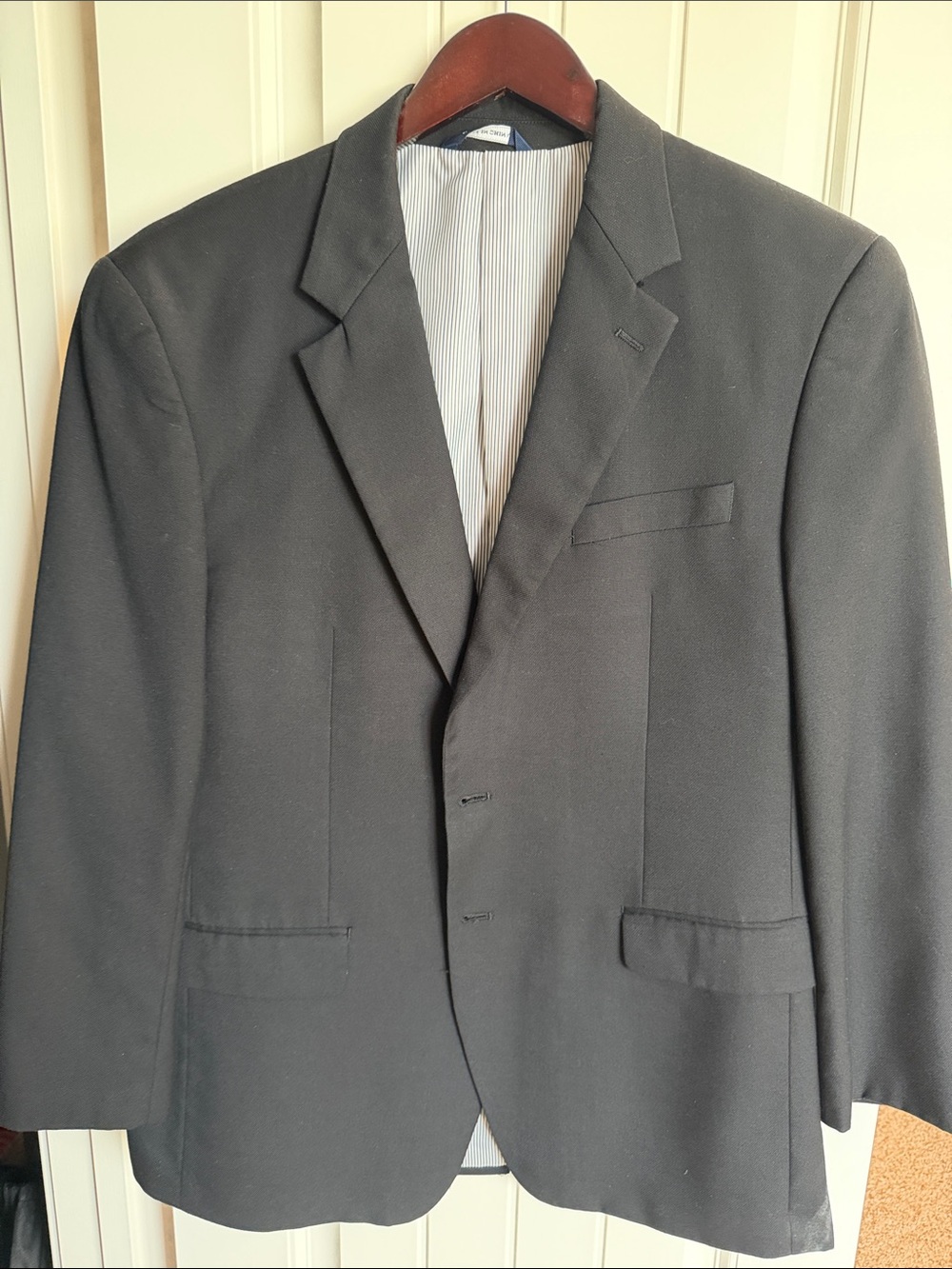 croft & barrow Men's Black Notch-Lapel Suit Jacket